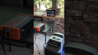 Testing WattCycle 280Ah Battery with EcoFlow Wave 2 Air conditioner!