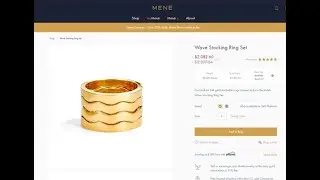 MENE Stacking Ring Set