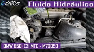 🔨 CAMBIAMOS el fluido hidráulico INCORRECTO 🔥 - BMW 850i E31 MT6 M70B50 - Juanlmatus.com