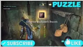 **NEW** Assassin's Creed Valhalla Dawn of Ragnarok Dwarven Blacksmith Bracers Puzzle PS5