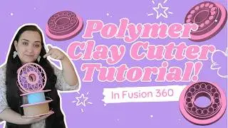 Polymer Clay Cutter Tutorial In Fusion 360 Circles In A Circle! Make your own clay cutter!