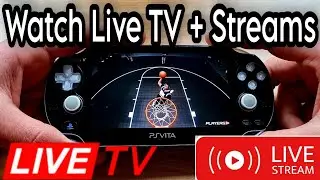 How to Watch Live TVs + Streams on Ps Vita | NetStream App