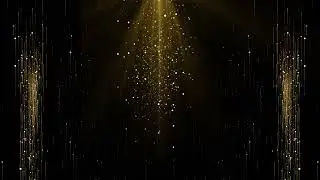 4K Free Download | Golden Particles Spotlight Particles Awards Pattern