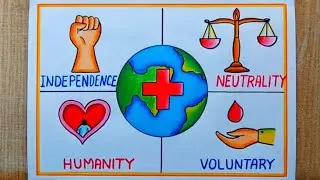 World Red Cross Day Drawing / World Red Cross Day Poster Drawing / Red Cross Day Drawing