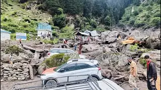 Massive cloudburst hits Kishtwar's Chasoti village; visuals show extensive damage in affected areas