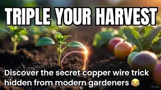 One Copper Wire TRIPLES Your Harvest?! | Forbidden Gardening Science Exposed 🍃