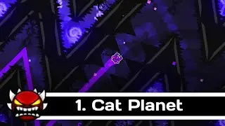 Ten Wave Extremes 1/10: Cat Planet by icedcave | Geometry Dash