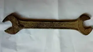 Spanner restoration. Golden Tools Box