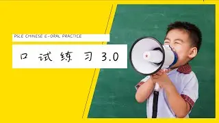 PSLE Chinese E-oral tips PSLE (Conversation) PSLE 华语口试练习 3.0 （会话）