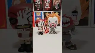 Funko fight: Art the Clown VS Pennywise #terrorcons #horror #terrifier #pennywise #funko #fight #toy