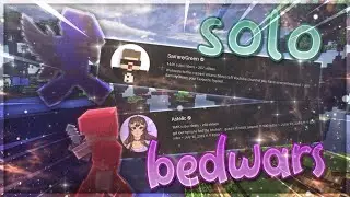 my awkward interactions with youtubers // solo bedwars