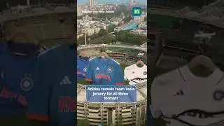 Adidas Unveils New Team India Jersey #icc #bcci #cricket #indiancricket #adidas