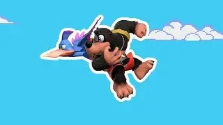 Smash Ultimate: Banjo and Kazooie clips