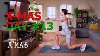 20 MIN FULL BODY WORKOUT with Light Dumbbells | Day 13 Christmas Challenge 🎄
