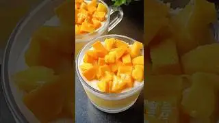 4 ingredients #mangodessert #mango #serradura #goandessert | Sawdust #pudding #recipeindescription