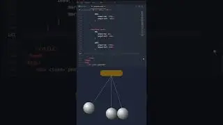 Create Pendulum Animation using HTML and CSS | Shorts Video