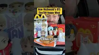 Unboxing McDonald&rsquo;s new BTS TinyTAN Encore Edition Happy Meal #fastfood #mcdonalds #bts #kpop