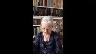 #notsilent Jacqueline Wilson reads from the Anne Frank Diary