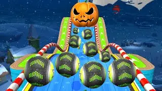 GOING BALLS RACE/ Christmas Halloween Balls/ All Levels/ All Balls Gameplay