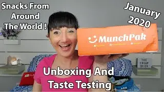 Unboxing Munchpak Snack Box - January 2020