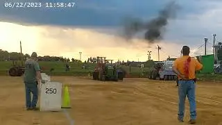 West Virginia Interstate Fair 6/24/23. 10,000 Altered Farm Class 8MPH 3,000RPM American Farm Pullers