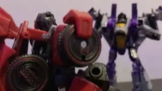 Sideswipe vs Sky-warp stop motion animation short
