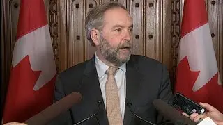 Mulcair on the federal budget