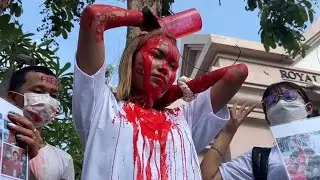 Youth protest in Phnom Penh to mark International Women&rsquo;s Day | Radio Free Asia (RFA)