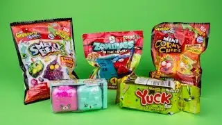 Shopkins Yuck Corny Chips Smelly Beans and Zomlings Blind Packs