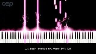 J. S. Bach - Prelude in C Major, BWV 924