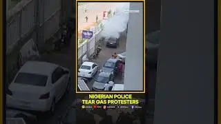 Eyewitness Video Shows Nigerian Police Throwing Tear Gas at Protesters | WION Shorts