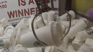 Man vs Claw: Starbucks Claw Machine! | JOYSTICK