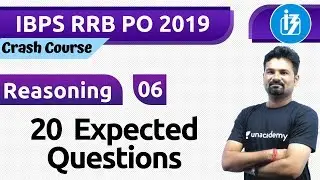 1:00 PM - IBPS RRB PO 2019 | Reasoning by Radhey Sir | 20 Expected Questions