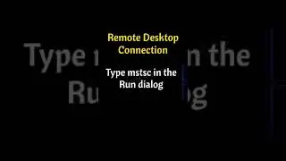 Remote Desktop Connection  #remotedesktopconnection #remotecontrol #remoteaccess #remotedesktop