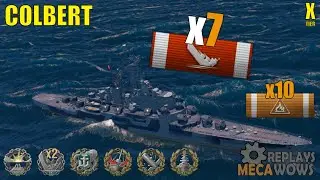 Colbert 7 Kills & 154k Damage | World of Warships Gameplay