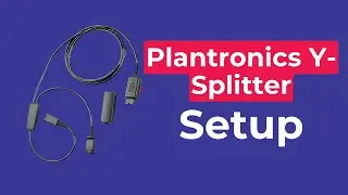 How to Set Up the Y Splitter Cable for Plantronics Headsets&mdash;Easy Training & Call Monitoring!