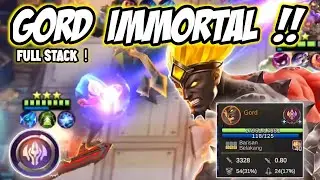 GORD IMMORTAL FULL STACK‼️AUSTUS SKILL 3 COMBO MAGIC CHESS MLBB