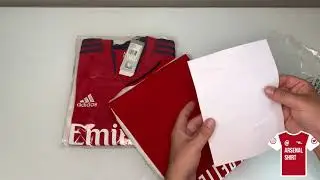 Arsenal 2021/22 Home Shirt comparison with adidas.co.uk v @A1_football_ [twitter]