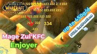 SOD: Phase 3 | Zul'Farrak Mage AOE Gold Farm FULL INSTRUCTIONS  - SOD Gold Farm