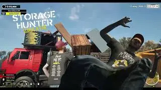 3 Auctions in one Big Truck!!😤😤😤 Storage Hunter Simulator #storagehuntersimulator