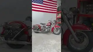 1956 Harley Davidson Panhead. That&rsquo;s a wrap for this old clunker, bring on spring in #wisco #panhead