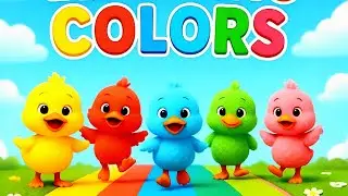 Learn Colors 🦆 | Cute Duck Color Song for Kids