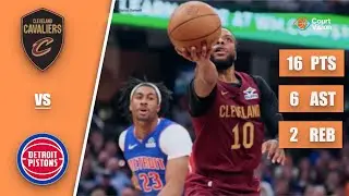 Darius Garland - 16 Points, 6 Assists, 2 Rebounds vs Pistons - 2025-26 Regular Season