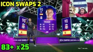 FIFA 22 - ME SALE THIAGO RTTF !! SOBRE DE 25 JUGADORES 83+ - ULTIMATE TEAM