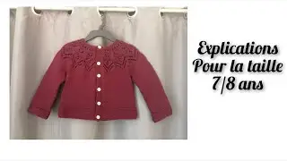 Tuto tricot : explications pour la taille 7/8 ans