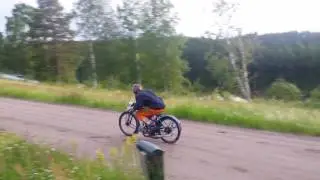 Monark M36 -55, wheelspin!
