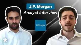 Пробное собеседование на должность аналитика инвестиционного банкинга в J.P. Morgan.