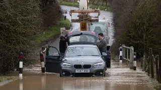 Storm Christoph causes chaos as it brings widespread flooding to parts of UK