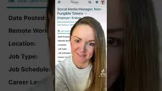 #Hiring Now: #workfromanywhere #socialmedia manager, #nft #flexjobs #shorts #hiringnow #crypto