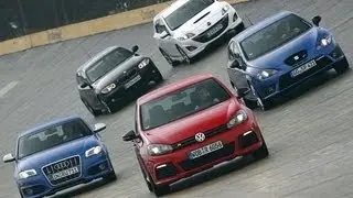 VW Golf R im Vergleich - Wer ist der Leitwolf unter den Kompakten? Teil 1/2